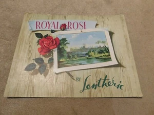 Vintage Lentheric Royal Rose Perfume Advertising Board - Picture 1 of 5