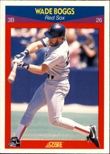 1990 Score 100 Superstars Baseball Card #80 Wade Boggs
