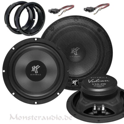 HIFONICS Tür-Lautsprecher Boxen für VW Bora Golf 4 Jetta Passat 3BG B5 Polo 9N - Bild 1 von 3