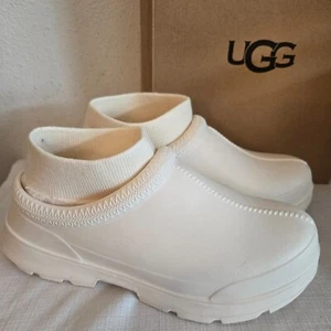 DEFECT WOMENS SIZE 9 JASMINE UGG TASMAN X UGGPLUSH SOCK & CLOG RAIN BOOTS - Picture 1 of 7