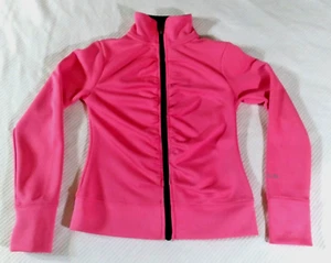 Champion Duo Dri - Hot Pink Girls Jacket Full Zip Girls Size S (6-6X) - Picture 1 of 5