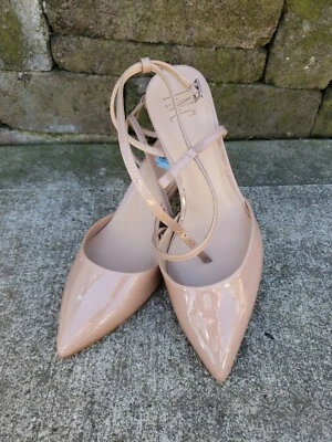 INC CONCEPTS International Lenii Nude Charol Tacones Altos, Mujer Talla 8 1/5, 8.5 Foto 1 de 4