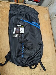 KLYMIT STASH DAY BACKPACK 18 REMOVABLE AIR FRAME WATER RESISTANT 18 LITERS BLACK