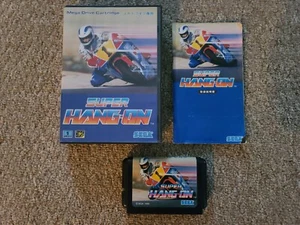 Importación Sega Mega Drive - Super Hang On - En caja Japón Japonés VENDEDOR DE EE. UU. - Imagen 1 de 3
