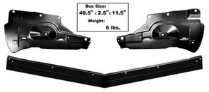 1966 Chevrolet Impala Grille Support/Bumper Filler 3-Pieces Set - Picture 1 of 1