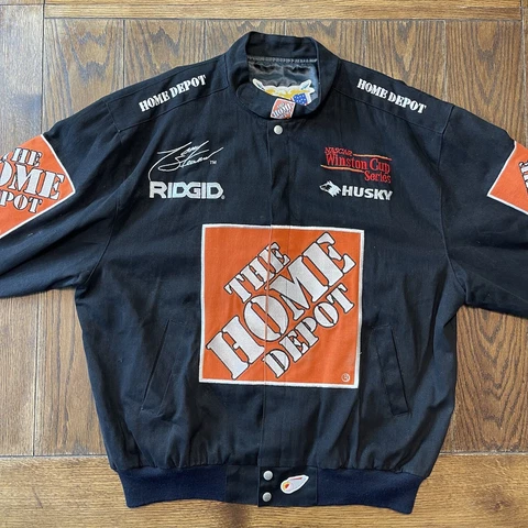 Jeff Hamilton Racing Collection Tony Stewart Home Depot NASCAR Jacket Men's XXL Cover