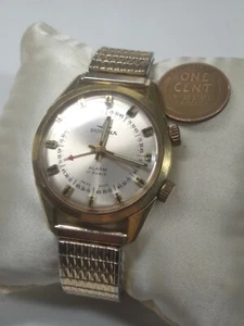 Working Vintage Dugena Alarm Swiss Mens Mechanical Watch - Picture 1 of 7