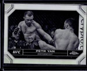 2024 Topps Chrome UFC PETR YAN Negative Refractor #156 - Picture 1 of 2
