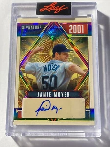 JAMIE MOYER 2025 Leaf Seasons in Sun Tradition SS Crystal Rainbow AUTO 3/15 - Picture 1 of 2