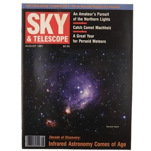 Sky And Telescope Magazine August 1991 Infrared Astronomy Comes Of Age - Imagen 1 de 3