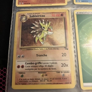 Carte Pokémon SABLAIREAU 41/62 EDITION 1 Fossile Wizards - FR - Picture 1 of 2