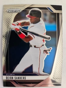 2025 Panini Prizm Baseball 225 Deion Sanders, Atlanta Braves - Picture 1 of 2