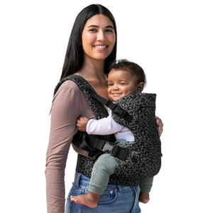 Infantino Flip Advanced 4-in-1 Carrier Ergonomic 8-32 lbs Black & Gray Leopard - Picture 1 of 8