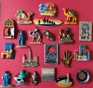 Souvenir Kühlschrankmagnet - Marokko - Bild 1 von 44