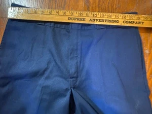 Dickies 874 Work Pants Men's 36 x 31 Navy Original Fit Wrinkle Resist Chino Logo - Bild 1 von 5