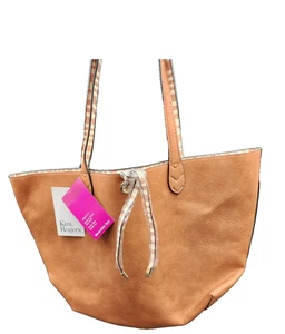 Kim Rogers Wende Kunstleder Beuteltasche Tasche hellbraun/knochen neutral Schultertasche - Bild 1 von 7