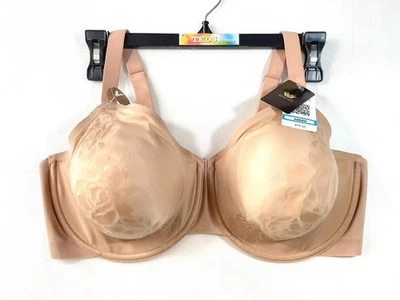 Sujetador con aros sin costuras Wacoal 42DDD Confidence Boost para mujer 855380 Roebuck nuevo con etiquetas Foto 1 de 4