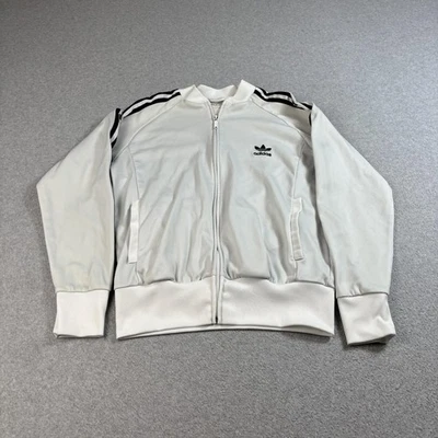 Adidas Originales Chaqueta Para Hombre Mediana Blanca Track Top Trifolio Firebird Años 90 Y2K Foto 1 de 4