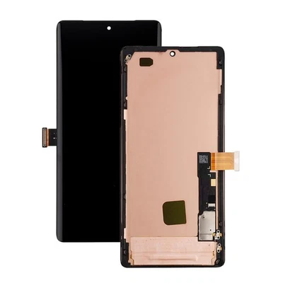 LCD Display Touch Screen Assembly Frame Replacement Part For Google Pixel 7 Pro - Image 1 of 3