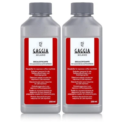 Gaggia Decalcifier Descaler Solution 250ml (2 Bottles) - Image 1 of 4