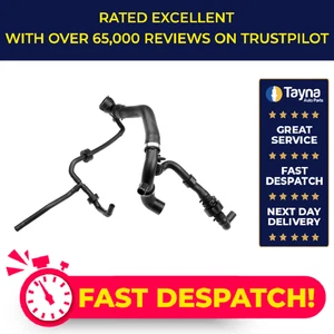 Radiator Hose fits SKODA SUPERB Mk2 2.0D Upper 08 to 15 Automatic Transmission - Picture 1 of 8