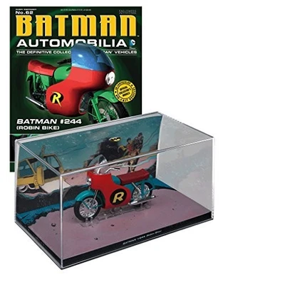 Eaglemoss DC Comics Batmobile Automobilia Magazine #62 - Batman 244 Robin Bike - Image 1 of 4