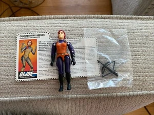 1997 Gi Joe Stars and Strips 3.75" Scarlett v3 Figure Complete w/ Filecard - Picture 1 of 1