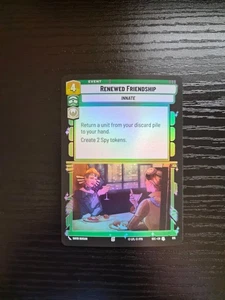 Star Wars Unlimited Secrets of Power - Renewed Friendship #615 FOIL - Picture 1 of 2