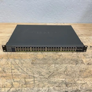 Netgear ProSafe GS752TP 48 Port PoE Gigabit Ethernet Smart Switch 4x GbE SFP v1 - Photo 1/6