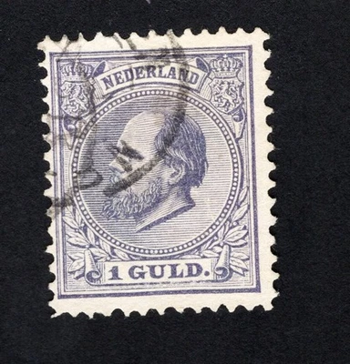 Netherlands 1888 stamp Mi# 28D used CV=54$ - Image 1 of 2