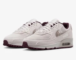 HQ1712 001 Nike Air Max 90 PRM Sail Burgundy Crush Men`s size 9.5 and 8.5 - Picture 1 of 6