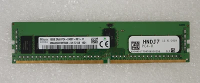 Hynix HMA82GR7MFR8N-UH 16GB 2Rx8 PC4-2400T DDR4 ECC Reg Server Memory RAM - Image 1 of 2