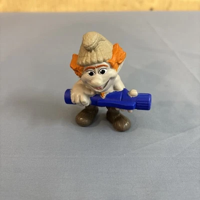 Figura Hackus Pitufo 2013 McDonalds Premio Feliz Comida Juguete PVC Peyo Jengibre 2 7/8"H Foto 1 de 4