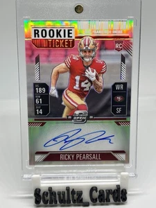 2024 Contenders Optic Ricky Pearsall Rookie Ticket Auto Silver Prizm VAR #109 - Picture 1 of 2