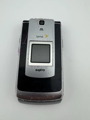 Sanyo Katana II SCP-6650 - Black & Silver ( Sprint )  *Not Tested * - Image 1 of 4