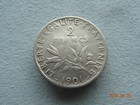 1901 FRANCE Antique Silver 2 Francs ✅French Coin 