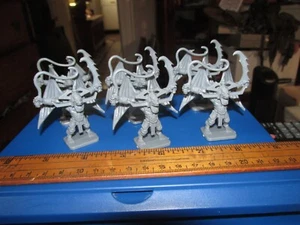 LOT OF 6 MB Hero quest GARGOYLE Warhammer 1990 FIGURE ORIGINAL BLOODTHIRSTER - Picture 1 of 2
