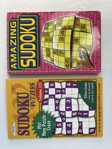 2 Sudoku Puzzles Paperback (Kappa 2010) Multi Languages English, Spanish, French - Picture 1 of 8