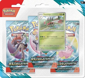 Pokémon Karmesin & Purpur 9 - Reisegefährten - Yanmega 3-Pack Blister Booster - Bild 1 von 3