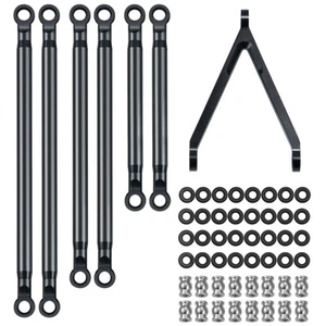 CNC Aluminum Chassis Links for 1/24 RC Car Axial SCX24 Jeep Gladiator AXI00005 - Picture 1 of 11