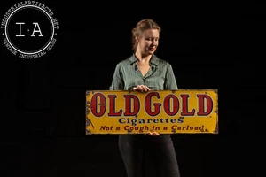Antikes altes goldenes Zigaretten SSP-Schild - Bild 1 von 5