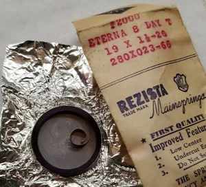NOS Eterna 8 Day T 19 x 1-1/2 - 26 280X023-66 Rezista Mainspring - Picture 1 of 4