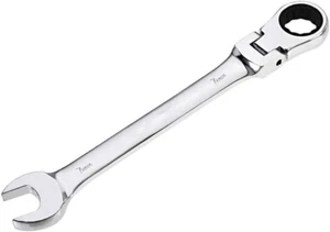 Honkenda 7Mm 12PT Flexible Head Gear Wrench, Alloy Steel Industrial Grade Metric - Imagen 1 de 12