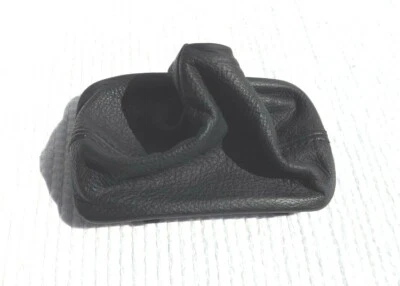 BMW X5 E53 2000-2006 transmisión automática cuero negro palanca de cambios maletero OEM Foto 1 de 4