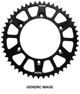 Works Triplestar Rear Alum Sprocket Black 51T OFFROAD HONDA XR200R 1986-2003 - Picture 1 of 3