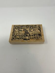 Stampa Rosa Wood Mounted Rubber Stamp M59-627