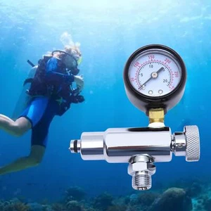 Atemregler-Einstellwerkzeug Mit Manometer Für Tauchausrüstung Der Zweiten - Bild 1 von 10