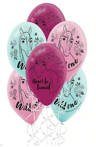 Spirit Riding Free Latex Balloons Girls Birthday Party Decoration Supplies ~ 6ct - Picture 1 of 4