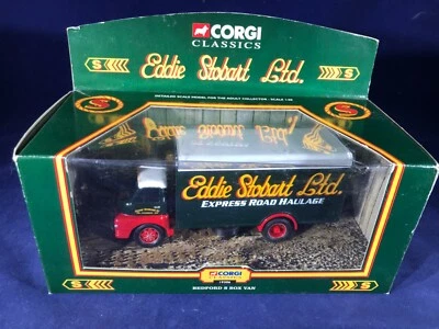 R-22 CORGI 1:50 SCALE DIE CAST TRUCK - 19306 BEDFORD S BOX VAN - EDDIE STOBART  - Image 1 of 4
