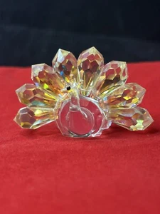 swarovski crystal figurines Peacock 2 1/2 Long W Gift Box Great Gift Idea - Picture 1 of 7